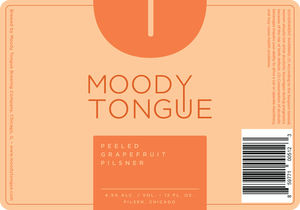 Moody Tongue Peeled Grapefruit Pilsner