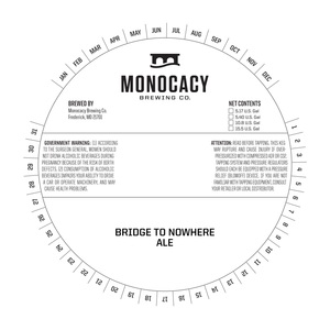 Monocacy Brewing Co Bridge To Nowhere Ale