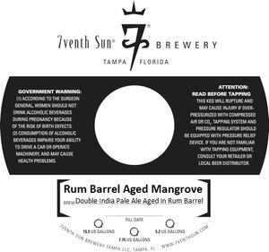 7venth Sun Brewery Rum Barrel Aged Mangrove March 2017