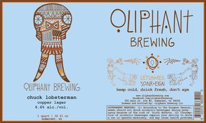 Oliphant Brewing Chuck Lobsterman March 2017