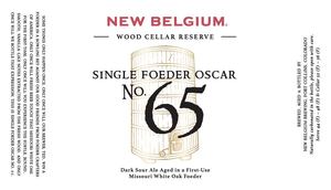 New Belgium Brewing Single Foeder Oscar No. 65 March 2017