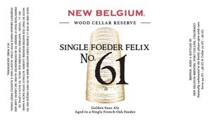 New Belgium Brewing Single Foeder Felix No. 61 March 2017