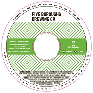 Five Boroughs Brewing Co. IPA