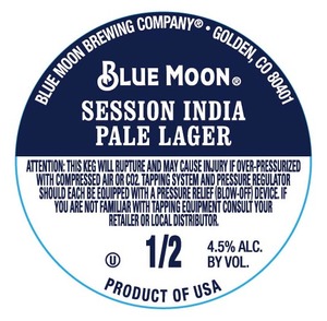 Blue Moon Session India Pale Lager April 2017