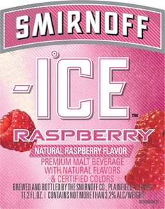 Smirnoff Ice Raspberry April 2017