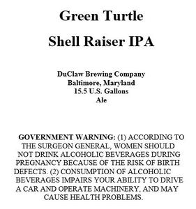 Green Turtle Shell Raiser IPA