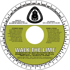 Tennessee Brew Works Walk The Lime April 2017