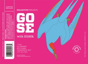 Collective Arts Collective Project Gose With Guava April 2017
