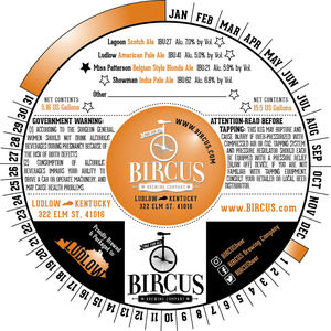 Bircus Belgian Style Blonde Ale
