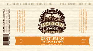 Mountain Fork Brewery Gentleman Jackalope May 2017