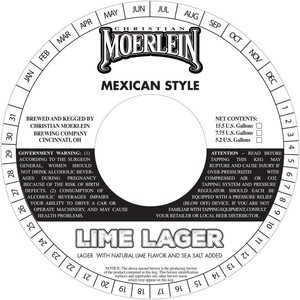 Christian Moerlein Mexican Style Lime Lager April 2017