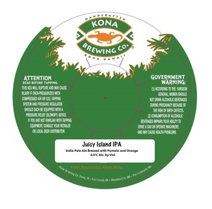 Kona Brewing Company Juicy Island IPA April 2017
