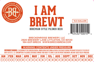 Breckenridge Brewery, LLC I Am Brewt April 2017