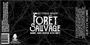Red Cypress Brewery Foret Sauvage