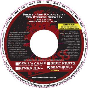 Red Cypress Brewery Deathroll April 2017