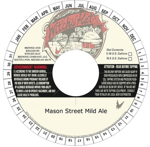 Witch's Hat Brewing Company Mason Street Mild April 2017
