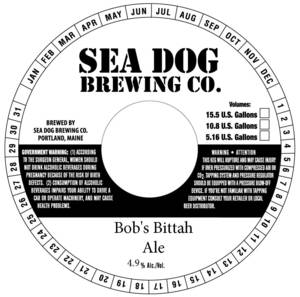 Sea Dog Brewing Co. Bob's Bittah April 2017