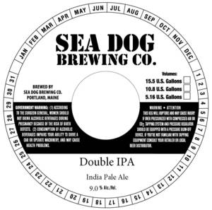 Sea Dog Brewing Co. Double IPA April 2017