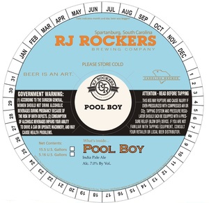 Rj Rockers Brewing Company Pool Boy India Pale April 2017