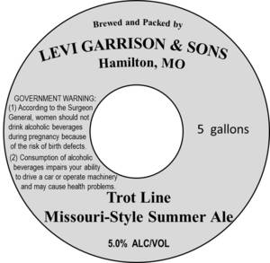 Levi Garrison & Sons Trot Line Missouri-style Summer Ale April 2017