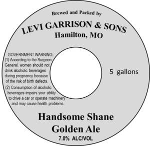 Levi Garrison & Sons Handsome Shane Golden Ale