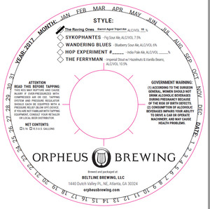 Orpheus Brewing The Raving Ones
