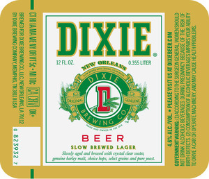 Dixie Beer May 2017