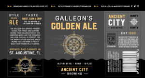 Ancient City Brewing Galleon's Golden Ale