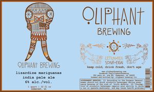 Oliphant Brewing Lizardize Mariguanas April 2017