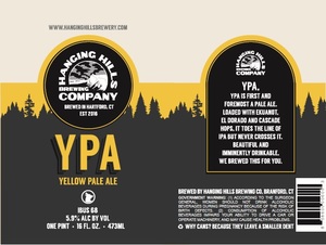 Hanging Hills Brewing Company Yellow Pale Ale