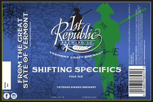 1st Republic Brewing Company Shifting Perspectives May 2017