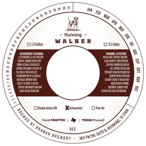 Braman Brewery Running Walker Schwarzbier