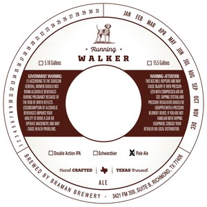 Braman Brewery Running Walker Pale Ale