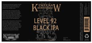 Keweenaw Brewing Company, LLC Llevel 92 Black IPA May 2017