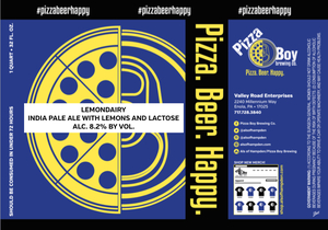Pizza Boy Brewing Co, Lemondairy May 2017