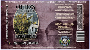 Antietam Brewery Otto's Orchard Raspberry Ale May 2017