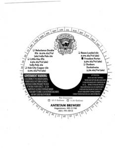 Antietam Brewery Freedom Porter May 2017