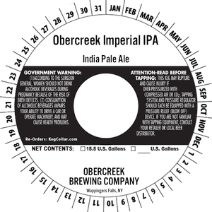 Obercreek Imperial Ipa May 2017