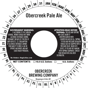 Obercreek Pale Ale May 2017