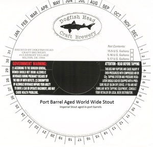Dogfish Head Port Barrel Aged World Wide Stout