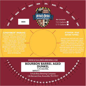 Schulz Brau Brewing Company Bourbon Barrel Aged Dunkel May 2017