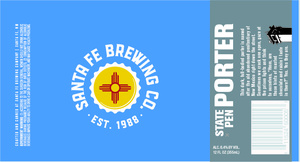 Santa Fe Brewing Co. State Pen Porter May 2017