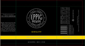 Civility Summer Ale May 2017