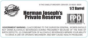 Herman Joseph's Private Reserve May 2017