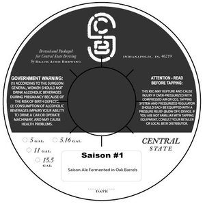 Central State Brewing Saison #1