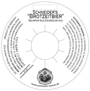 Schneider's Brotzeit Bier May 2017