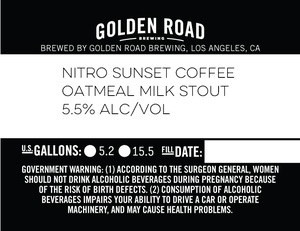 Nitro Sunset Coffee May 2017