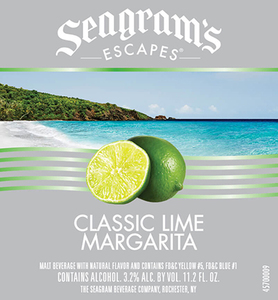 Seagram's Escapes Classic Lime Margarita May 2017