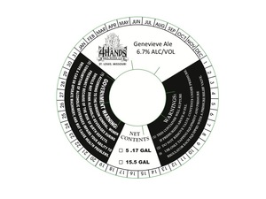 4 Hands Brewing Company Genevieve Ale May 2017