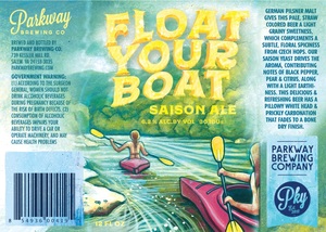 Parkway Brewing Company Float Your Boat Saison Ale